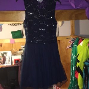 Navy Blue Formal Dress
